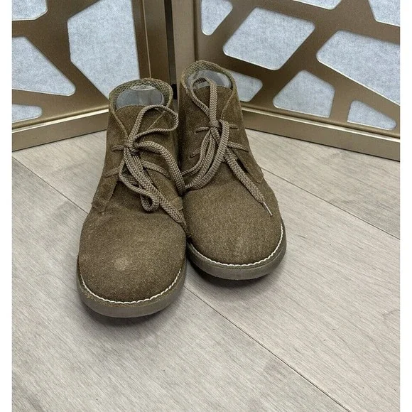 J CREW CREWCUTS Calvert BIG BOYS SUEDE LEATHER DRESS BOOTS SHOES KIDS k 6 - Picture 2 of 6